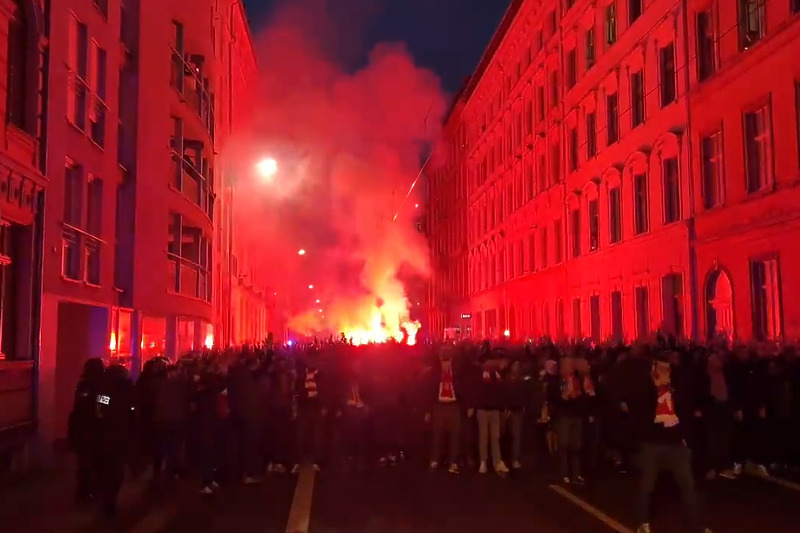 Vatrena atmosfera u Leipzigu (Foto: Bild / Screenshot)