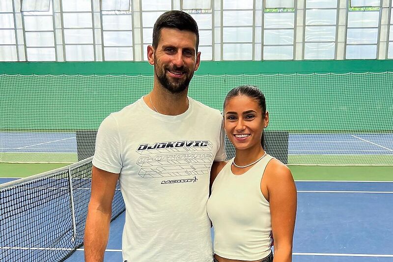 Novak Đoković i Bojana Jovanović (Foto: Instagram)