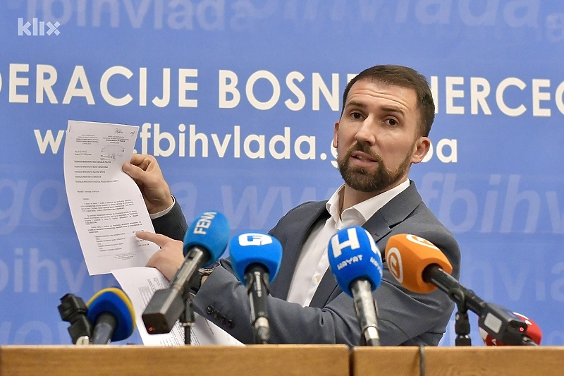 Adnan Delić, ministar rada i socijalne politike FBiH (Foto: I. Š./Klix.ba)