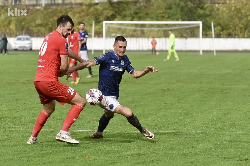 Boljević u akciji na meču protiv Igmana (Foto: T. S./Klix.ba)