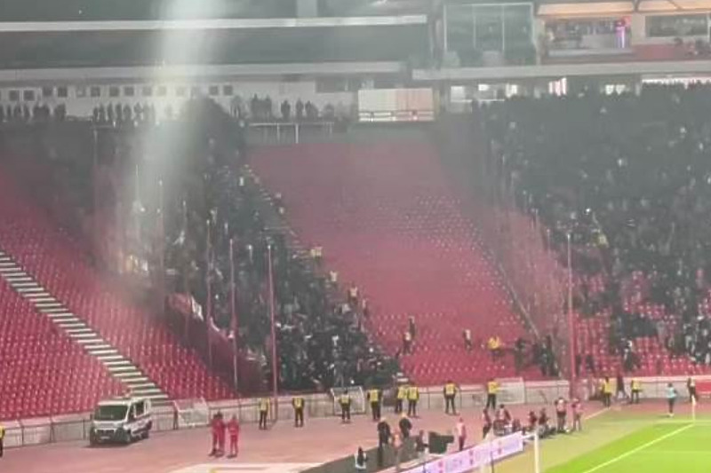 Neredi na stadionu Rajko Mitić (Foto: Screenshot)