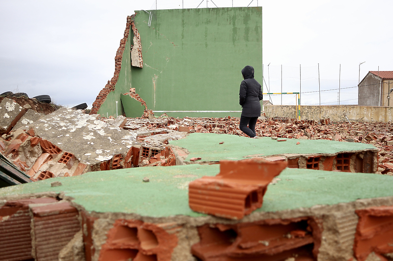 Porušeni objekti uslijed oluje Ciaran u Španiji (Foto: EPA-EFE)