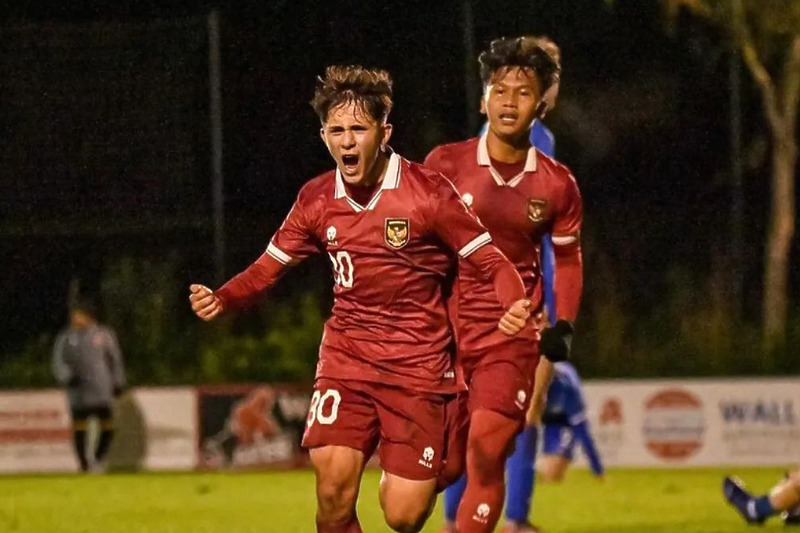 Brkić slavi gol u dresu Indonezije (Foto: Instagram)