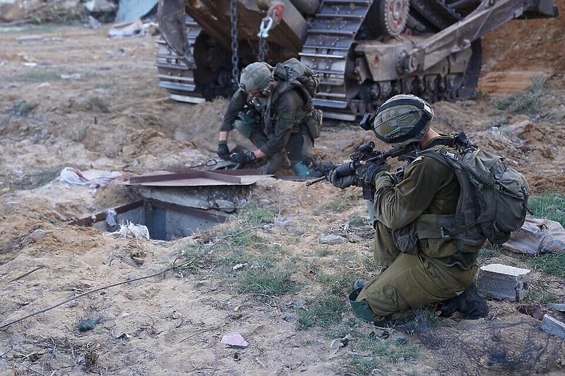 Izraelske snage u blizini Hamasovog tunela (Foto: IDF)
