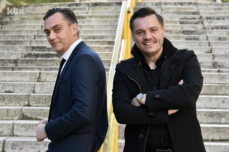 Ajdin Kulenović i Arnes Krnjić (Foto: D. S./Klix.ba)