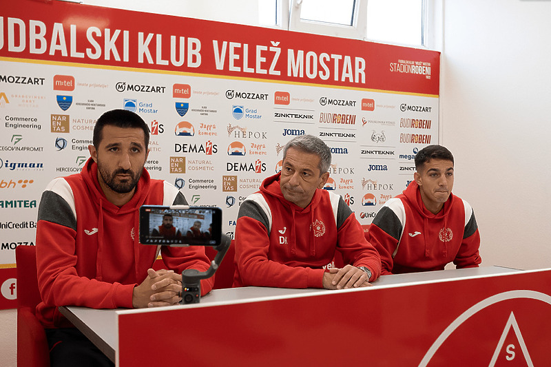 Zvonić, Klafurić i Oreč (Foto: FK Velež Mostar)