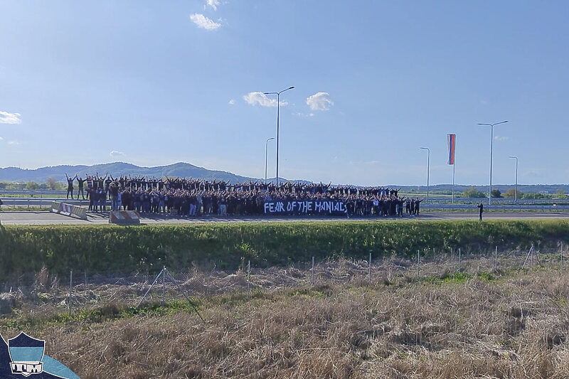 Manijaci na putu ka Banjoj Luci prošle sezone (Foto: The Maniacs)