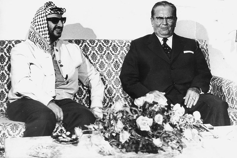 Yasser Arafat i Josip Broz Tito