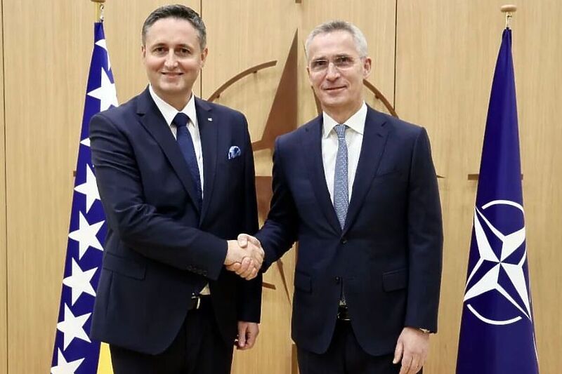 Denis Bećirović i Jens Stoltenberg