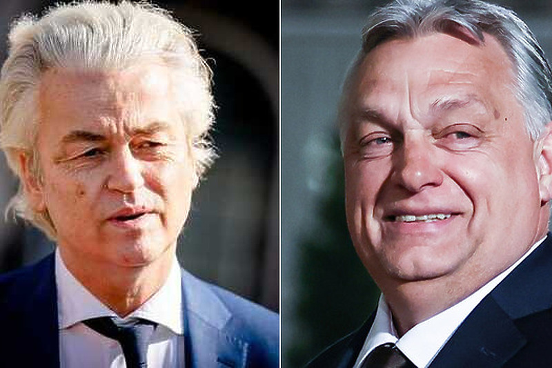 Geert Wilders i Viktor Orban (Foto: EPA-EFE)