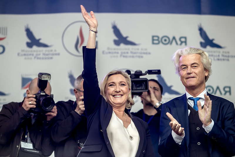 Marine Le Pen i Geert Wilders (Foto: EPA-EFE)