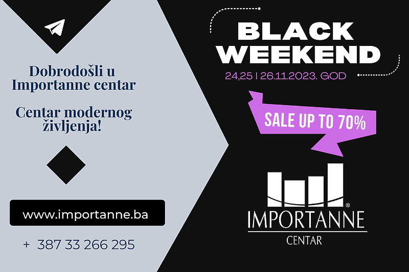 Black Weekend u Importanne centru