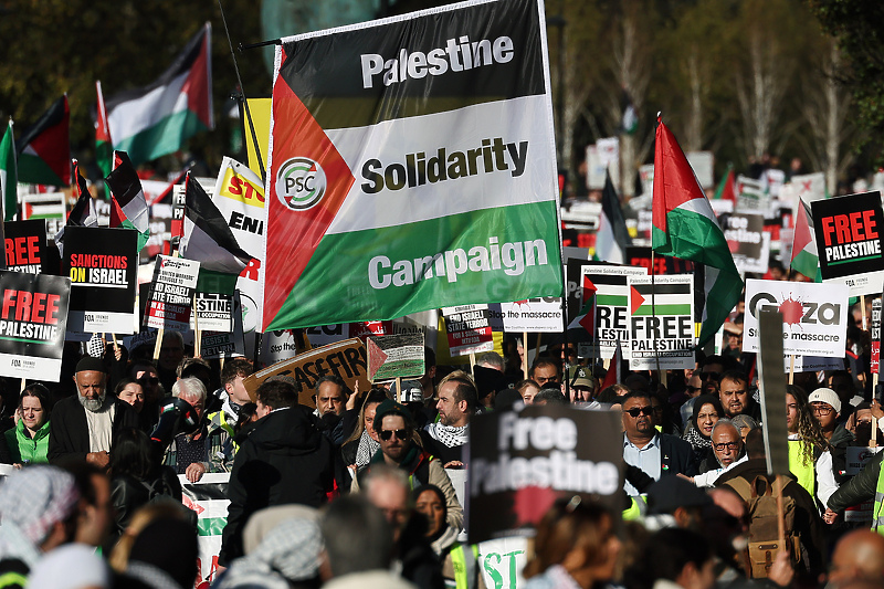 Šetnja za Palestinu, London 11. novembar (Foto: EPA-EFE)