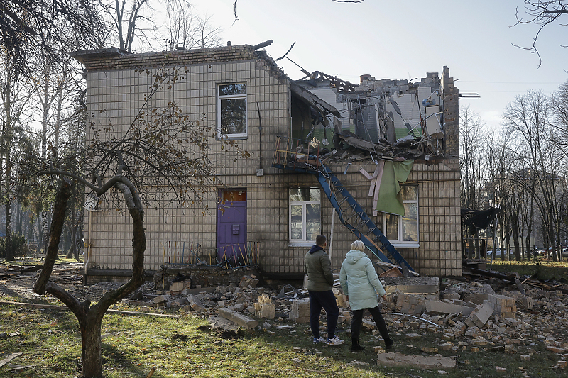 Posljedice jutrošnjeg napada na Kijev (Foto: EPA-EFE)
