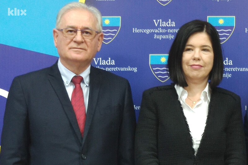 Ministar Milenko Bevanda i premijerka Marija Buhač