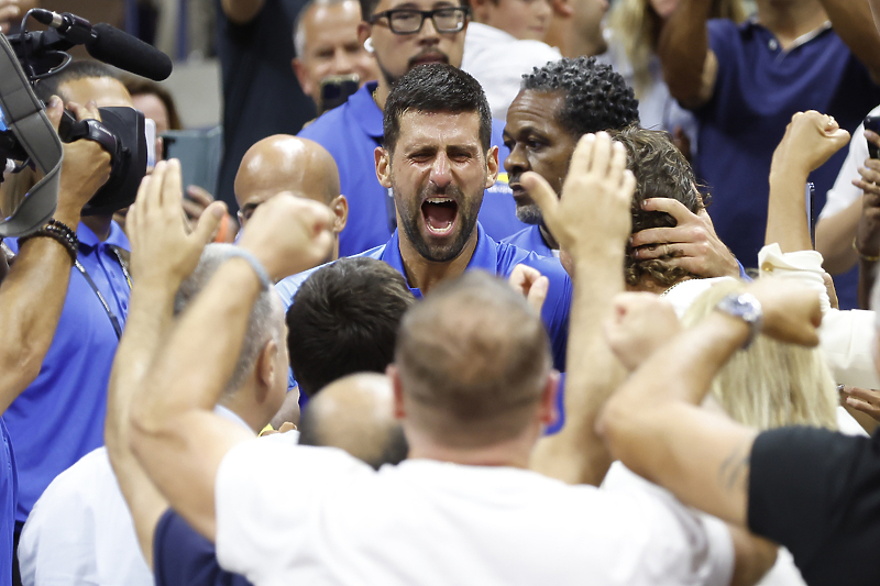 Slavlje Đokovića nakon osvojenog US Opena (Foto: EPA-EFE)