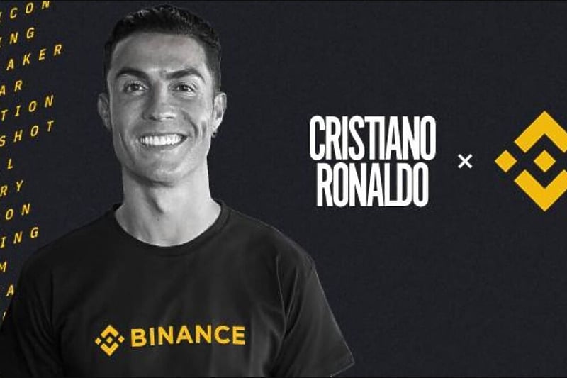 Ronaldo tokom promocije kriptovaluta (Foto: Binance)