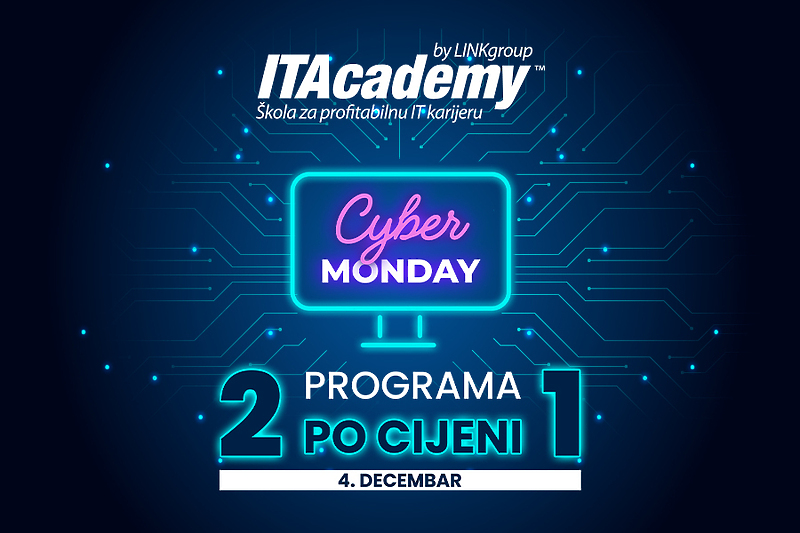 Cyber Monday akcija na ITAcademy