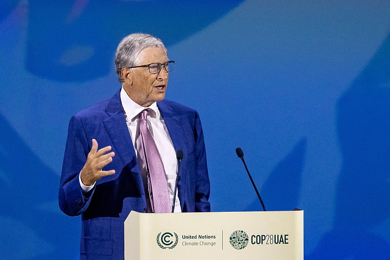 Obraćanje Billa Gatesa na klimatskom samitu (Foto: EPA-EFE)