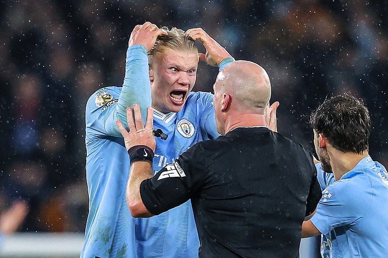 Haaland je izgubio živce (Foto: EPA-EFE)