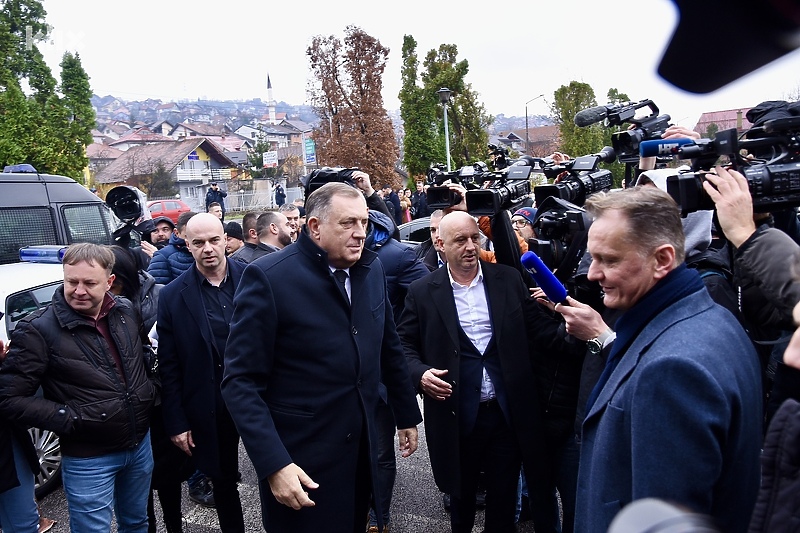 Dodik na današnjem ročištu u Sudu BiH (Foto: T. S./Klix.ba)