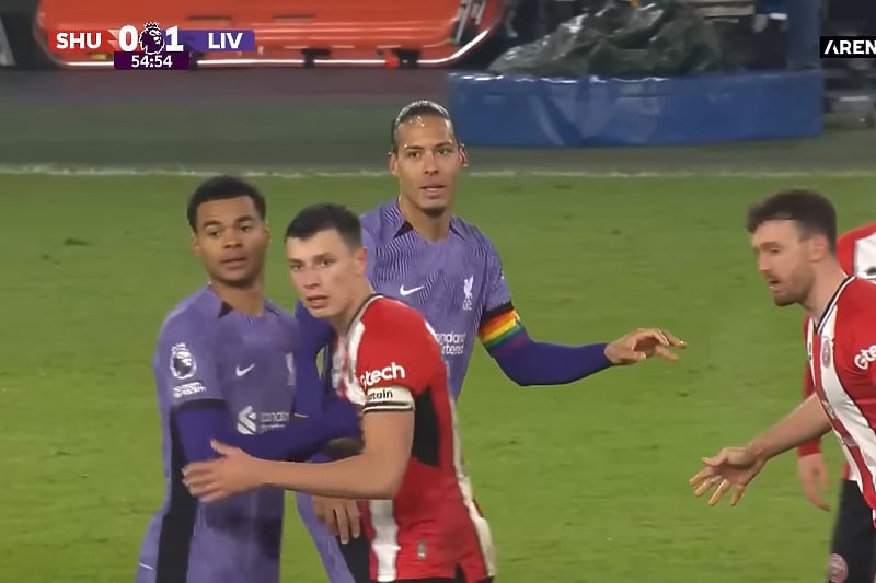 Kapiteni Anel Ahmedhodžić i Virgil Van Dijk (Foto: Screenshot)