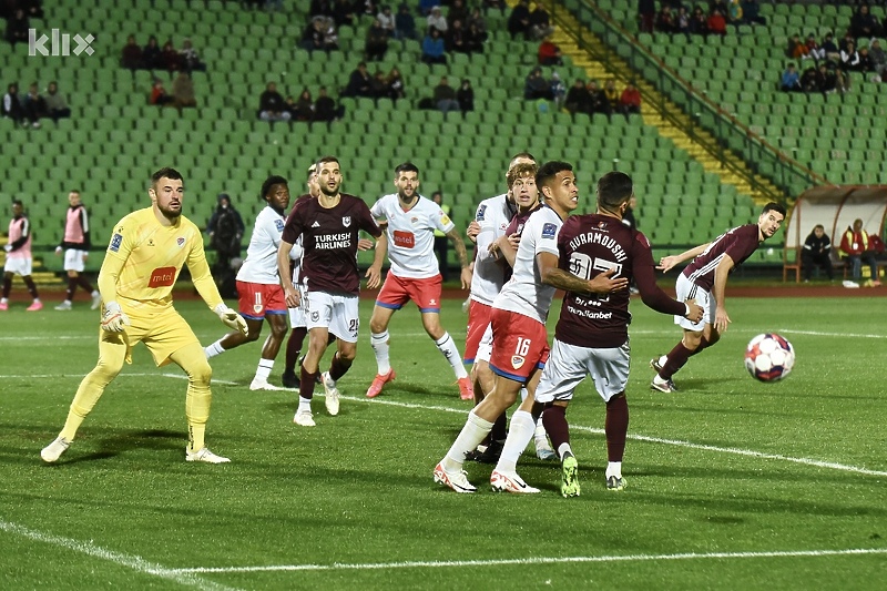 Sebastian Herrera (broj 16) na utakmici Sarajevo - Borac (Foto: T. S./Klix.ba)