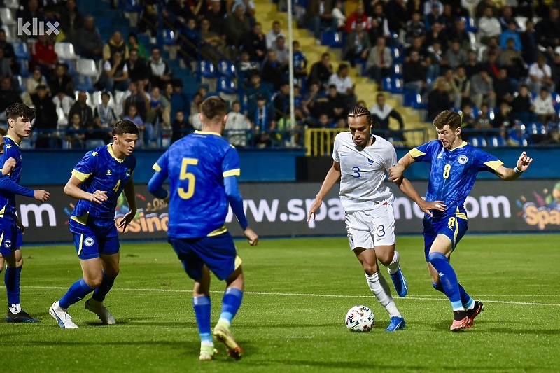 Petar Sučić u dresu mlade reprezentacije BiH (Foto: T. S./Klix.ba)