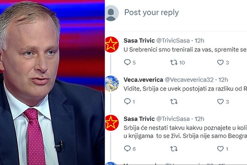 Saša Trivić i sporna objava na društvenoj mreži X
