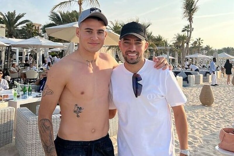 Andrija Drljo i Munir El Haddadi (Foto: Instagram)