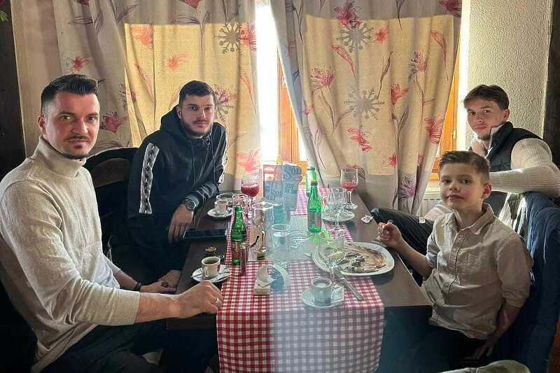 Dedić tokom boravka na Vlašiću (Foto: Facebook / Belmin Habibović)