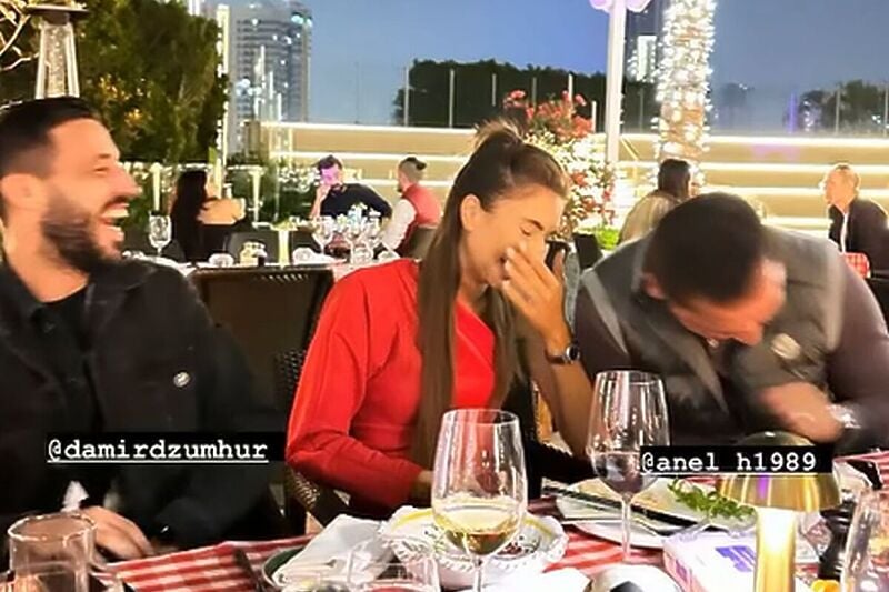 Damir Džumhur, Alma i Anel Hadžić (Foto: Instagram)