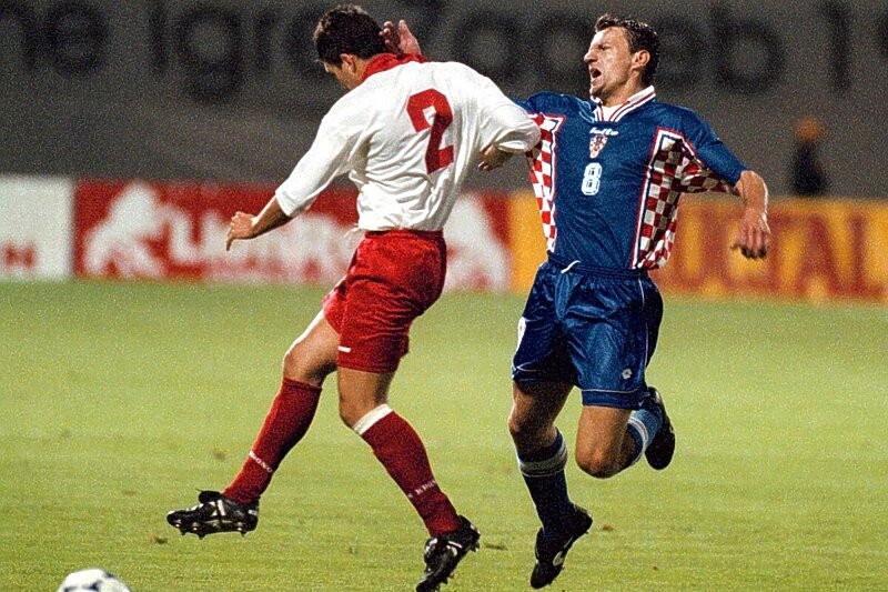 Mario Stanić u dresu reprezentacije Hrvatske (Foto: EPA-EFE)