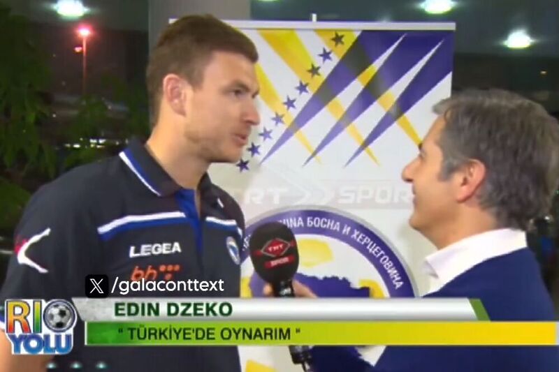 Džeko tokom izjave za TRT 2014. godine (Foto: Screenshot)