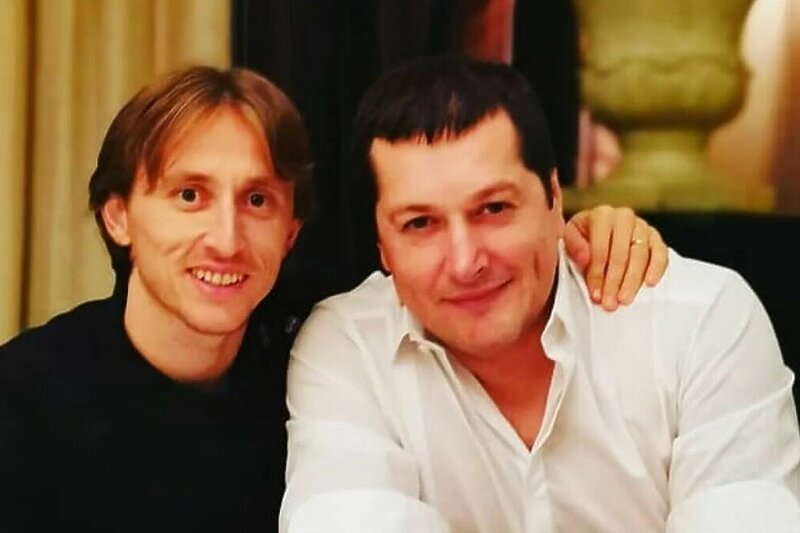 Luka Modrić i Aco Pejović (Foto: Instagram)