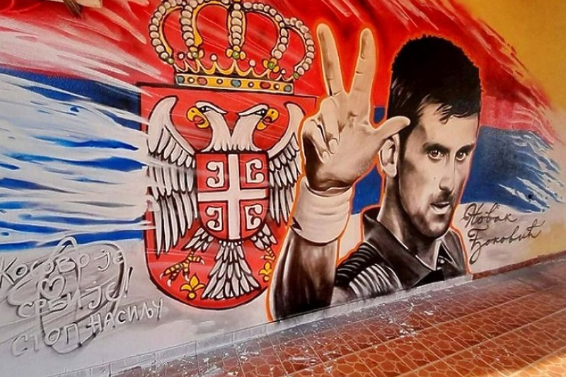 Novi Đokovićev mural (Foto: Trebinje Live)