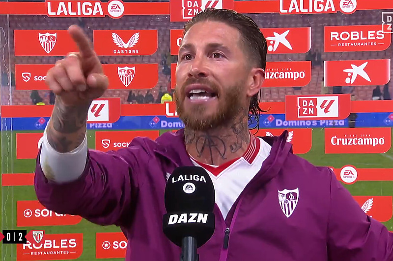 Ramos je bio u žustroj raspravi s navijačem (Foto: Screenshot)