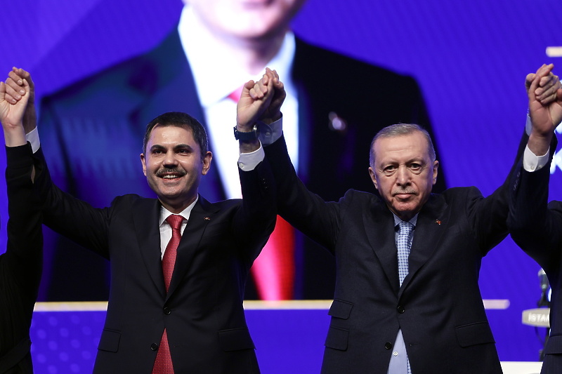 Murat Kurum i Recep Tayyip Erdogan (Foto: EPA-EFE)
