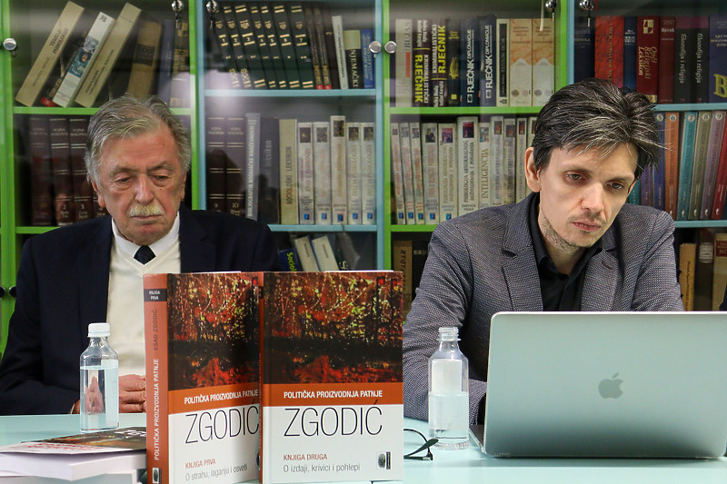 Profesor emeritus Esad Zgodić i dr. Jasmin Hasanović (Foto: Ajla Čaušević/FPN)