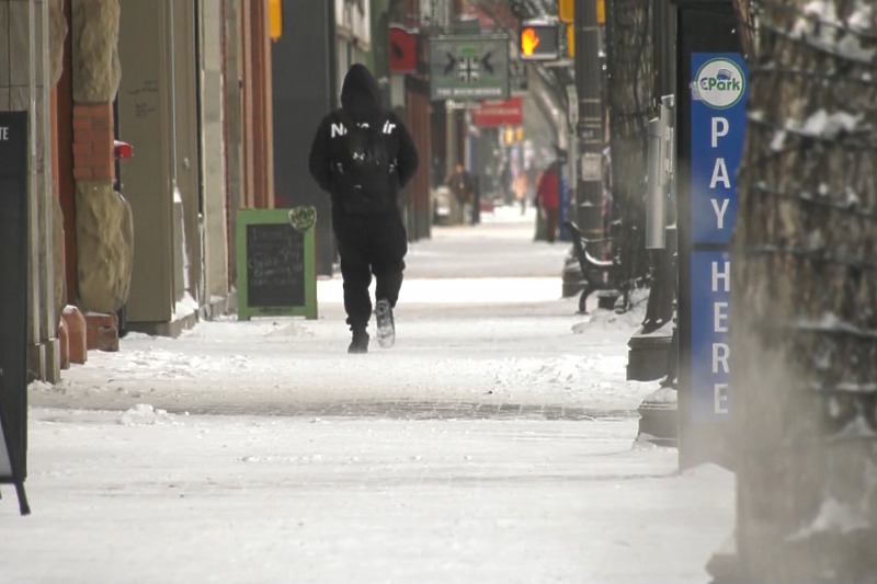 Ulice Edmonta, Alberta (Foto: CTV News Edmonton)
