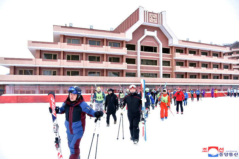 Skijalište u Sjevernoj Koreji 2018. godine (Foto: EPA-EFE)