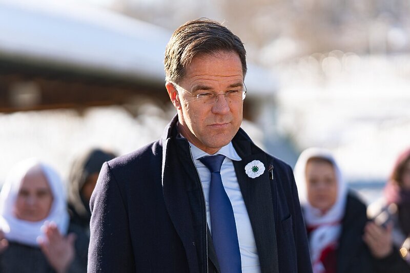 Mark Rutte u Srebrenici (Foto: X)