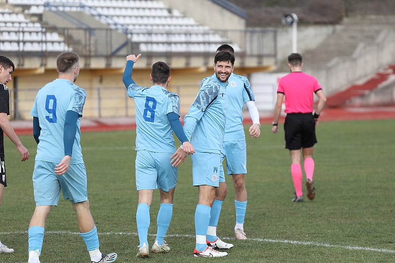 Slavlje igrača Željezničara (Foto: Adem Ćatić/fkzeljeznicar.ba)