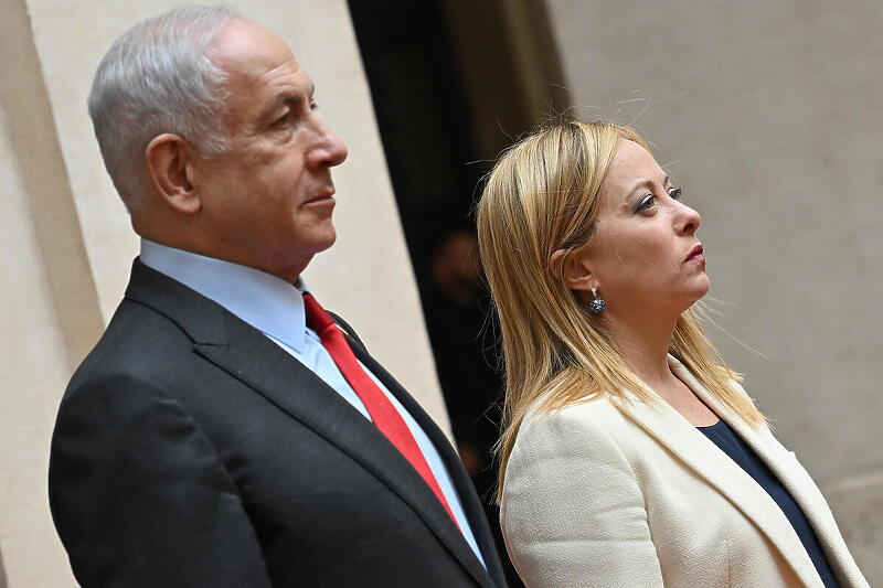 Benjamin Netanyahu i Giorgia Meloni (Foto: EPA-EFE)