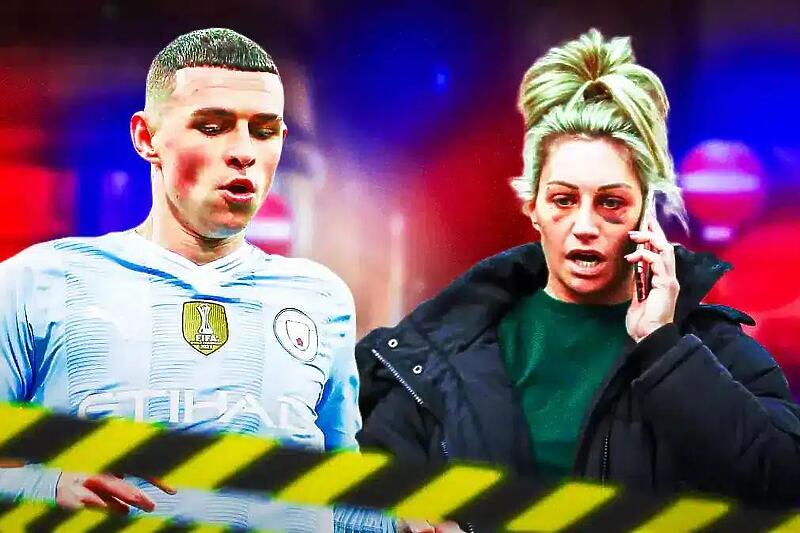 Phil Foden i Claire Rowlands (Foto: Cluthpoints)