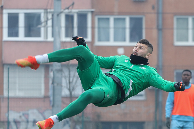 Ajdin Mulalić naa treningu Željezničara (Foto: FK Željezničar)