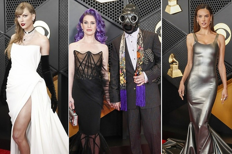 Ceremonija dodjele Grammyja donijela je i neke neobične modne kombinacije (Foto: EPA-EFE)