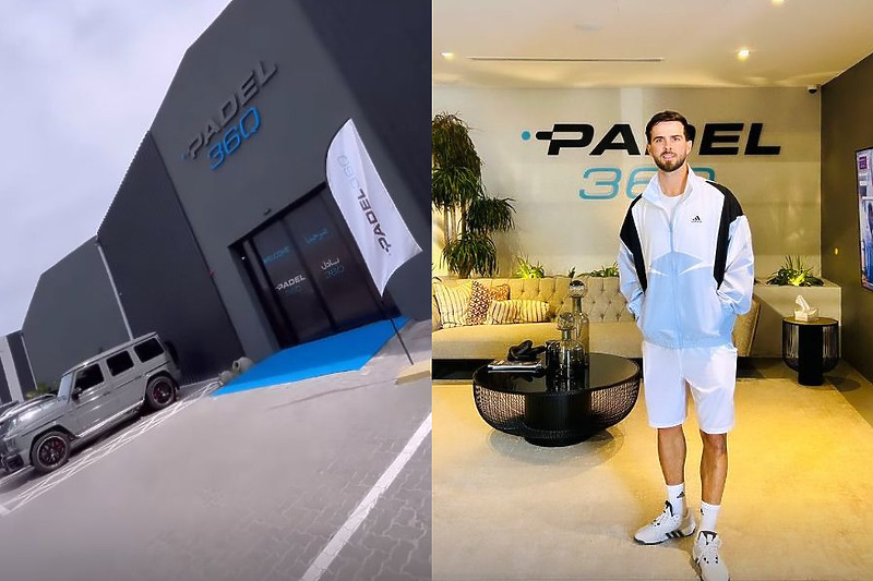 Pjanić u dvorani za padel u Dubaiju (Foto: Instagram)