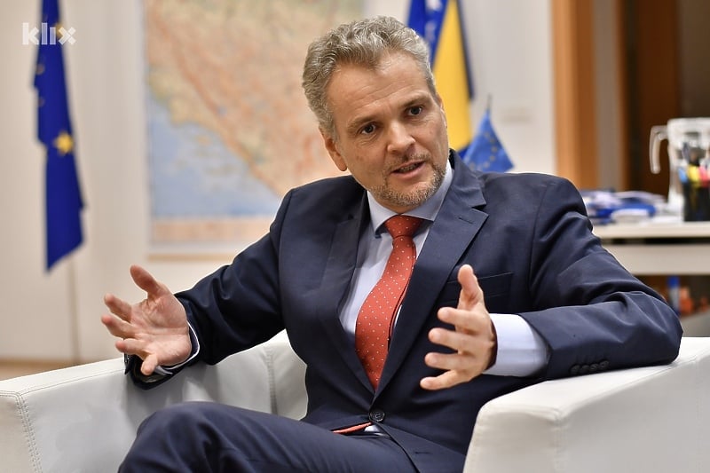 Šef Delegacije EU u BiH i specijalni predstavnik EU u BiH ambasador Johann Sattler (Foto: I. Š./Klix.ba)