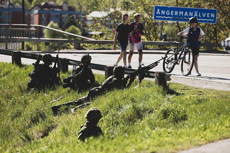 Pripadnici Hemvarnt na treningu (Foto: forsvarsmakten.se/)